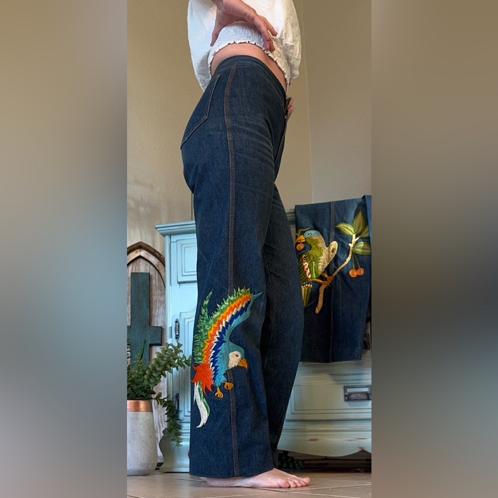1970’s vintage VIK Vizette embroidered jeans